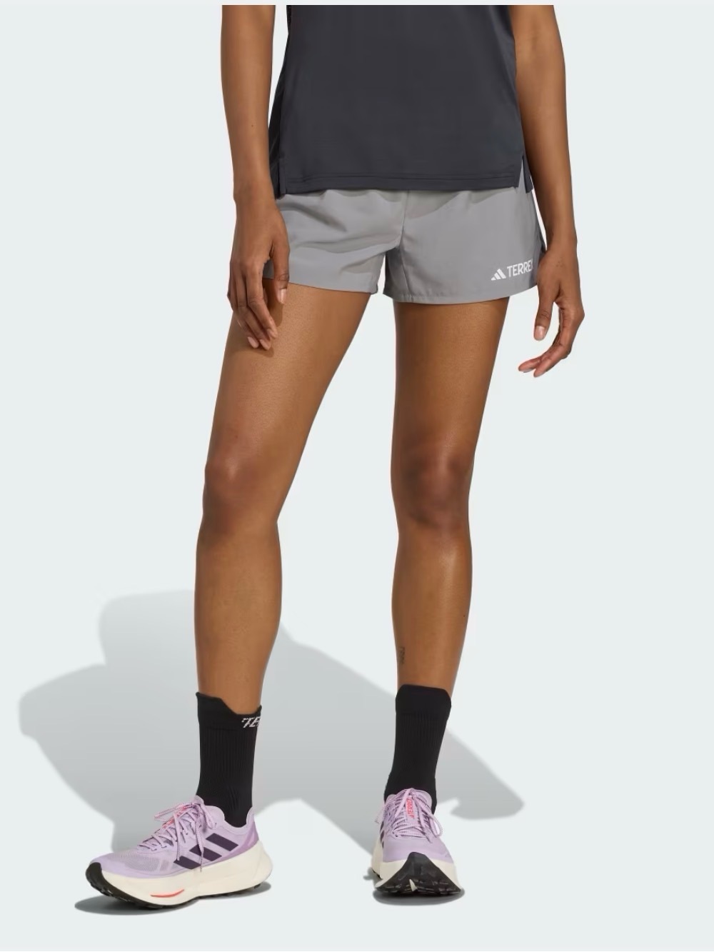 Adidas Women's Gray TERREX Running Shorts